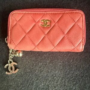 CHANEL Quilted Key Holder
